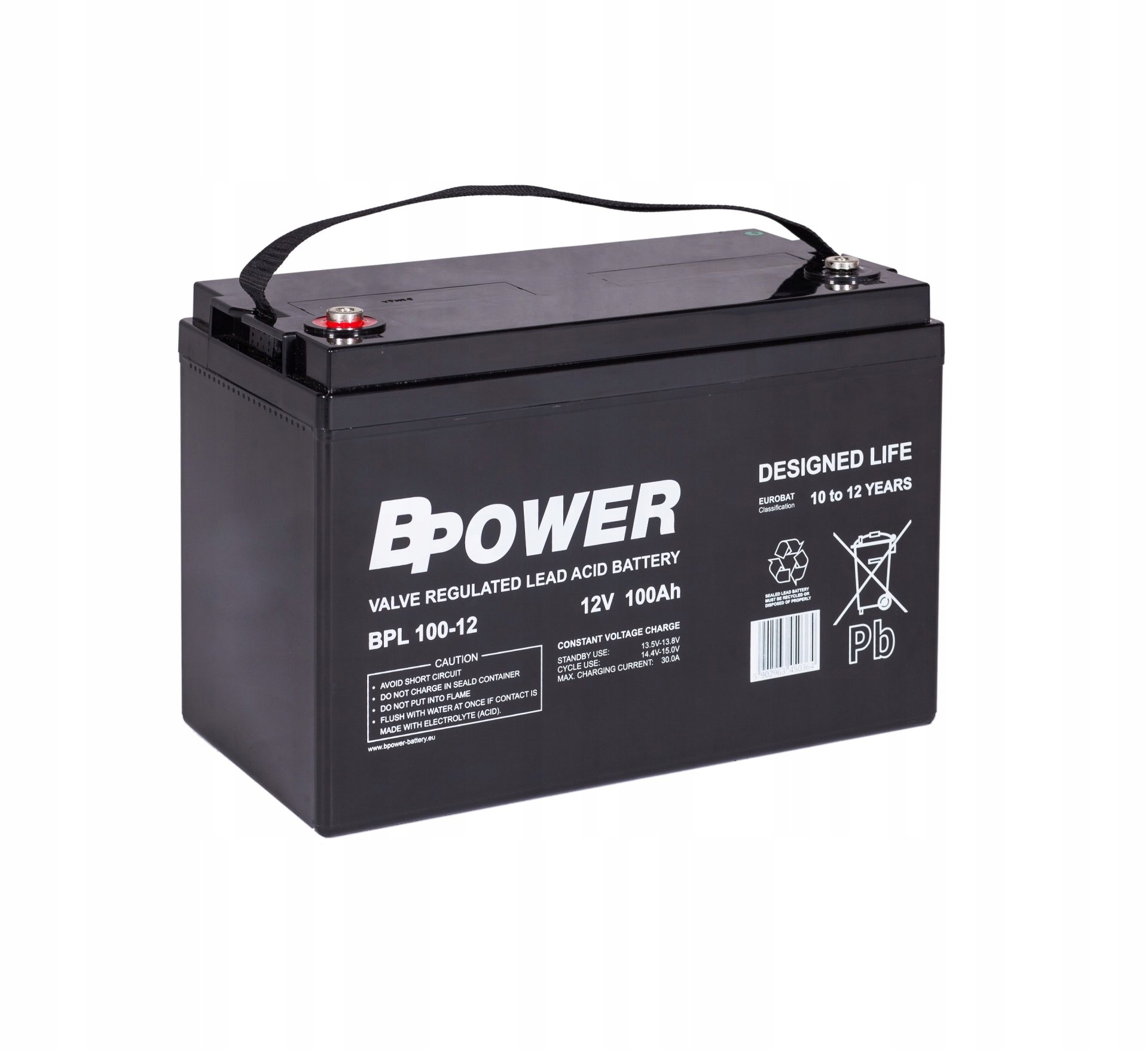 Akumulator Bpower BPL 100-12 12V 100Ah AGM