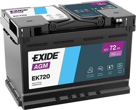 Akumulator Exide AGM EK720 12V 72Ah (zamiennik EK700)